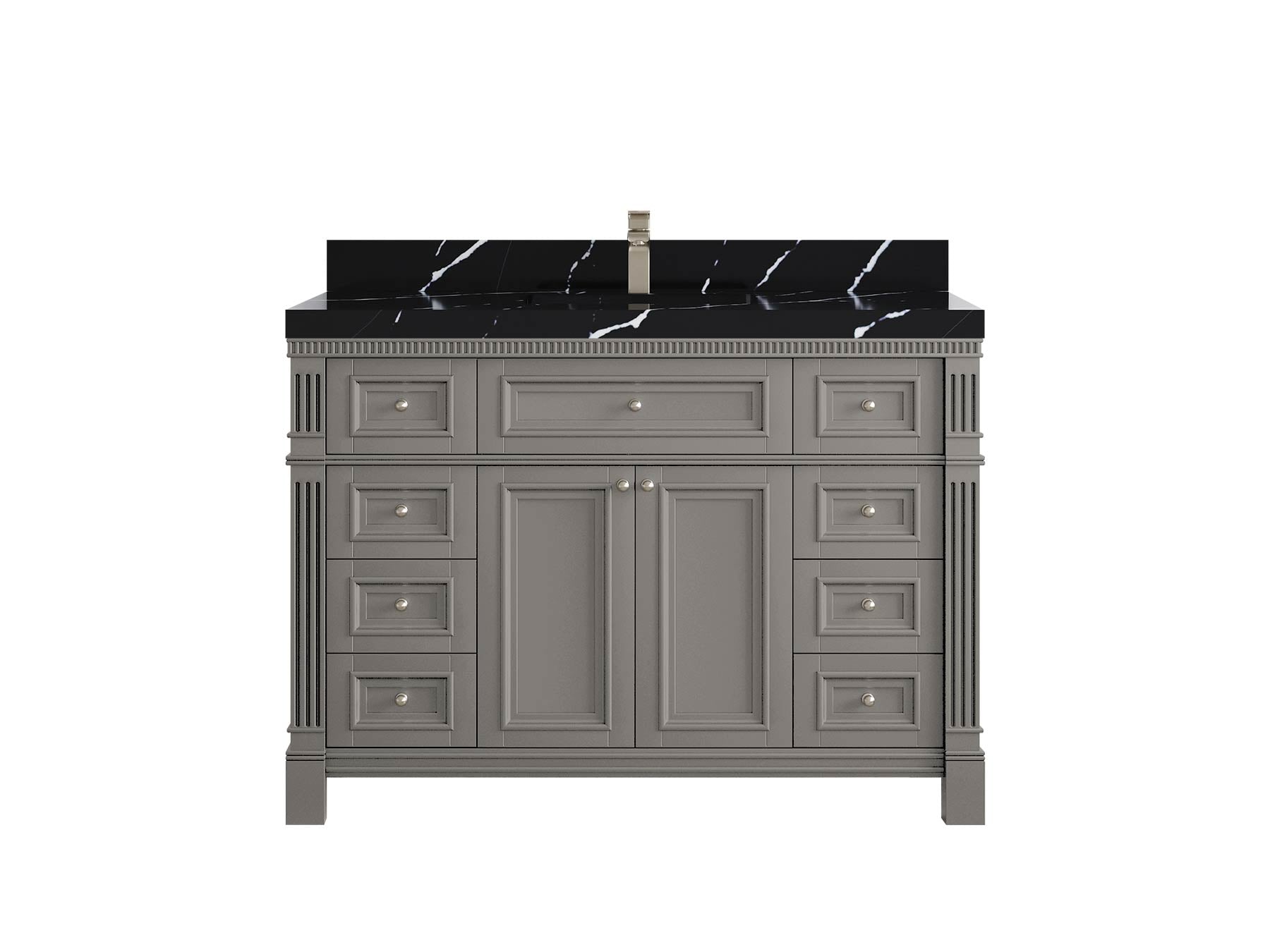 Paris 48 in. W x 22 in. D Single Sink Bathroom Vanity - Willow Bath and Vanity
