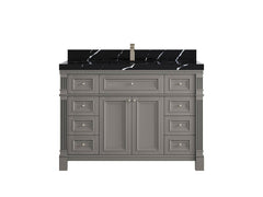 Paris 48 in. W x 22 in. D Single Sink Bathroom Vanity - photo 13