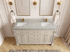 Paris 60 in. W x 22 in. D Double Sink Bathroom Vanity - photo 31