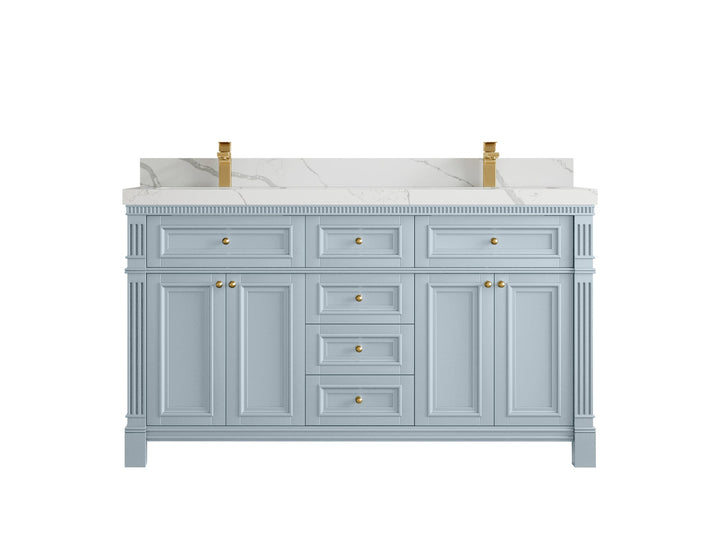 Paris 60 in. W x 22 in. D Double Sink Bathroom Vanity - photo 18