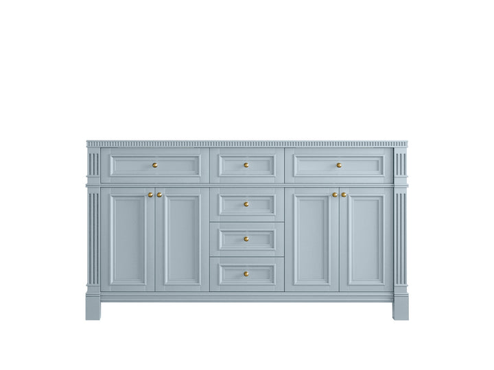Paris 60 in. W x 22 in. D Double Sink Bathroom Vanity - photo 6