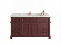Paris 60 in. W x 22 in. D Single Sink Bathroom Vanity - photo 1