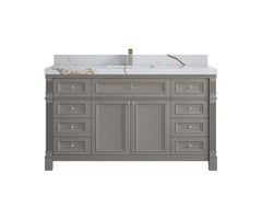Paris 60 in. W x 22 in. D Single Sink Bathroom Vanity - photo 19