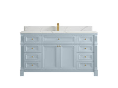 Paris 60 in. W x 22 in. D Single Sink Bathroom Vanity - photo 26