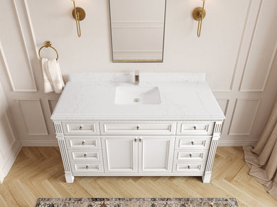 Paris 60 in. W x 22 in. D Single Sink Bathroom Vanity - Willow Bath and Vanity