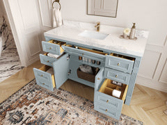 Paris 60 in. W x 22 in. D Single Sink Bathroom Vanity - photo 2