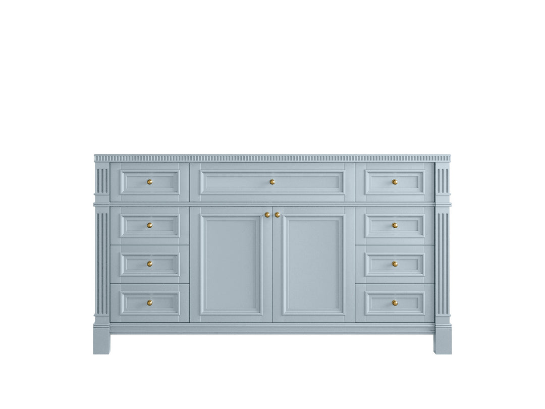 Paris 60 in. W x 22 in. D Single Sink Bathroom Vanity - Willow Bath and Vanity