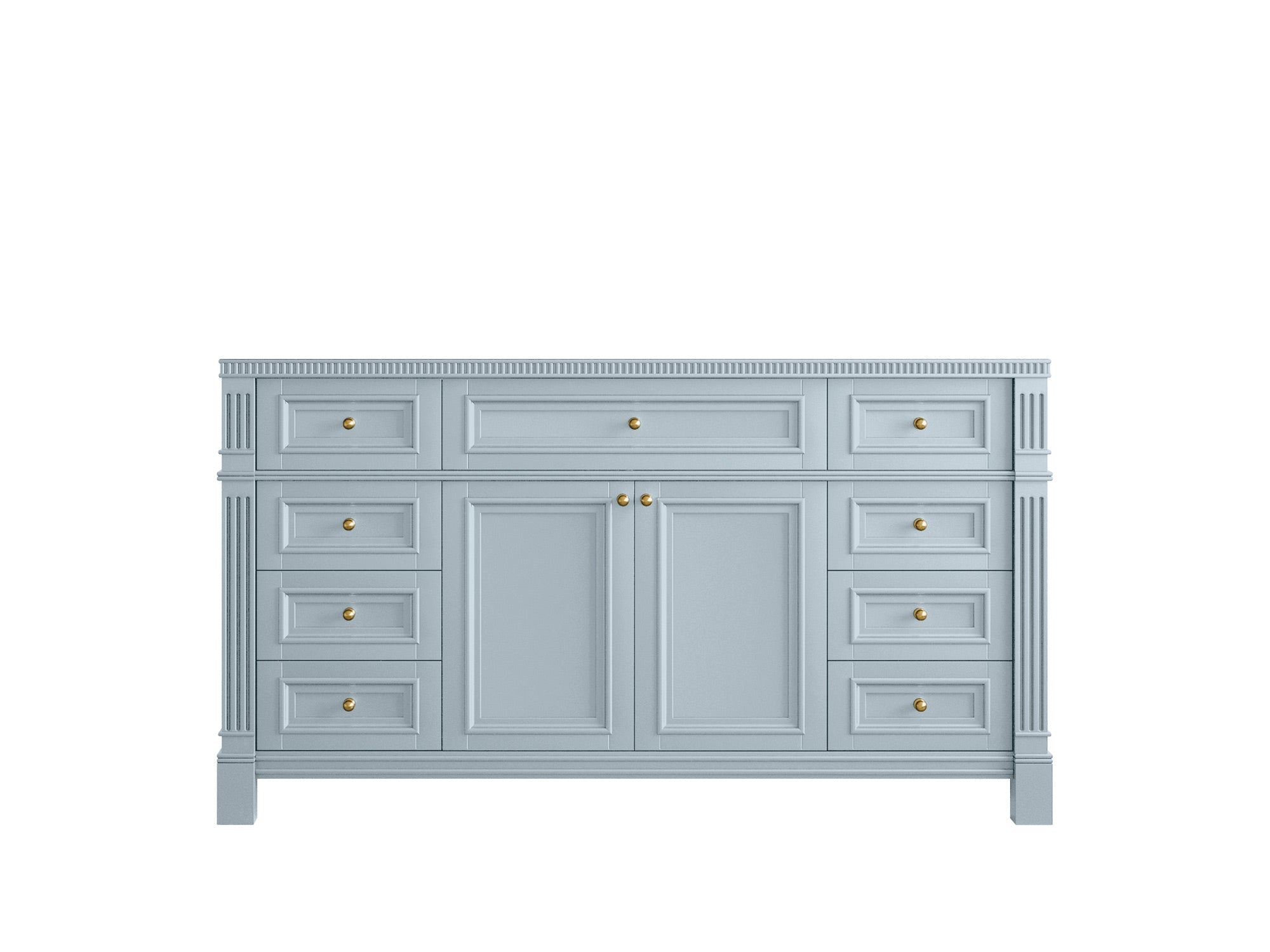 Paris 60 in. W x 22 in. D Single Sink Bathroom Vanity - Willow Bath and Vanity