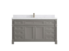 Paris 60 in. W x 22 in. D Single Sink Bathroom Vanity - photo 35