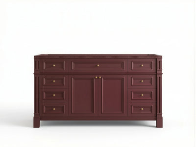 Paris 60 in. W x 22 in. D Single Sink Bathroom Vanity - Willow Bath and Vanity