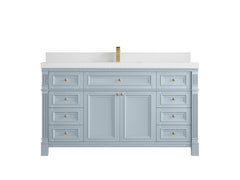 Paris 60 in. W x 22 in. D Single Sink Bathroom Vanity - photo 44
