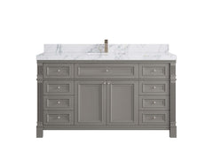 Paris 60 in. W x 22 in. D Single Sink Bathroom Vanity - photo 25