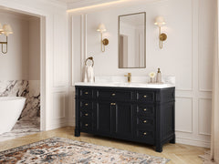 Paris 60 in. W x 22 in. D Single Sink Bathroom Vanity - photo 2