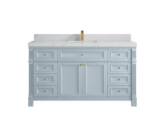 Paris 60 in. W x 22 in. D Single Sink Bathroom Vanity - photo 24