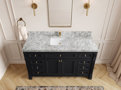 Paris 60 in. W x 22 in. D Single Sink Bathroom Vanity - Willow Bath and Vanity