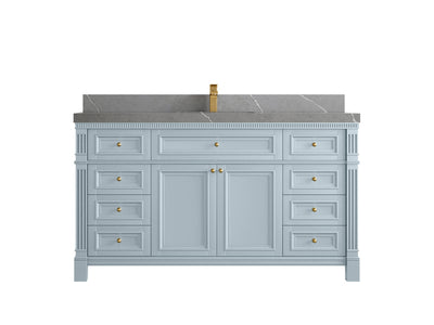 Paris 60 in. W x 22 in. D Single Sink Bathroom Vanity - Willow Bath and Vanity