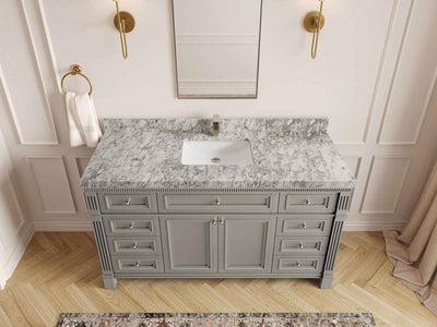 Paris 60 in. W x 22 in. D Single Sink Bathroom Vanity - Willow Bath and Vanity