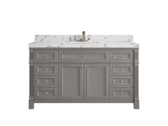 Paris 60 in. W x 22 in. D Single Sink Bathroom Vanity - photo 41