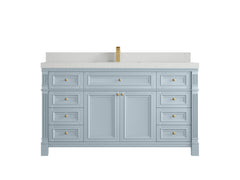 Paris 60 in. W x 22 in. D Single Sink Bathroom Vanity - photo 12