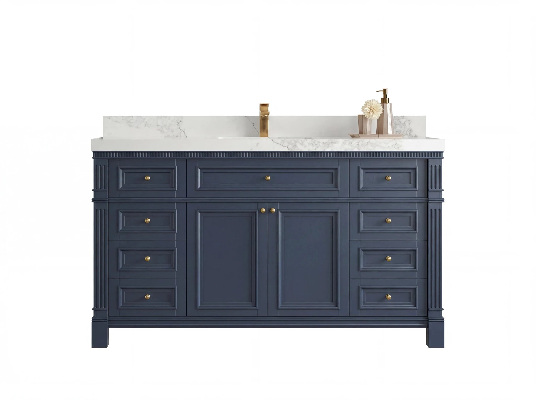 Paris 60 in. W x 22 in. D Single Sink Bathroom Vanity - Willow Bath and Vanity