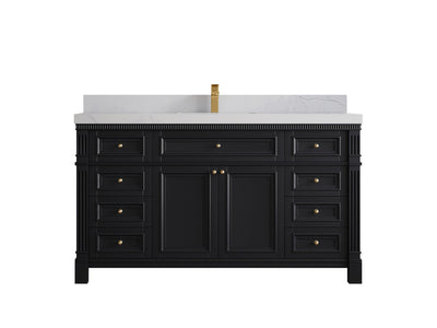 Paris 60 in. W x 22 in. D Single Sink Bathroom Vanity - Willow Bath and Vanity