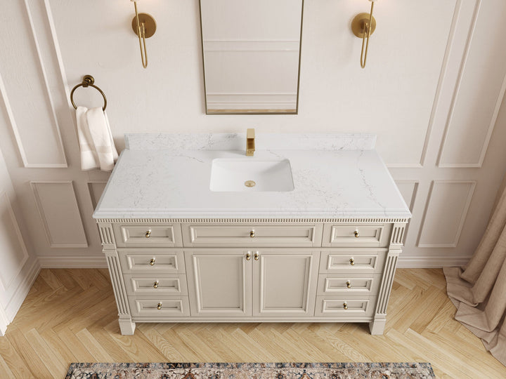 Paris 60 in. W x 22 in. D Single Sink Bathroom Vanity - photo 25