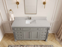 Paris 60 in. W x 22 in. D Single Sink Bathroom Vanity - photo 14