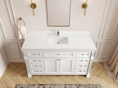 Paris 60 in. W x 22 in. D Single Sink Bathroom Vanity - Willow Bath and Vanity