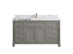 Paris 60 in. W x 22 in. D Single Sink Bathroom Vanity - photo 45