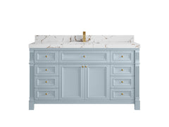 Paris 60 in. W x 22 in. D Single Sink Bathroom Vanity - photo 36