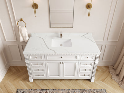 Paris 60 in. W x 22 in. D Single Sink Bathroom Vanity - Willow Bath and Vanity