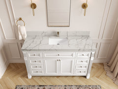 Paris 60 in. W x 22 in. D Single Sink Bathroom Vanity - photo 41