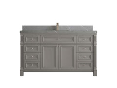 Paris 60 in. W x 22 in. D Single Sink Bathroom Vanity - photo 39