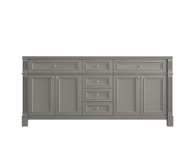 Paris 72 in. W x 22 in. D Double Sink Bathroom Vanity - Willow Bath and Vanity