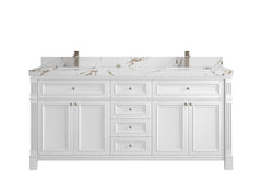 Paris 72 in. W x 22 in. D Double Sink Bathroom Vanity - photo 36