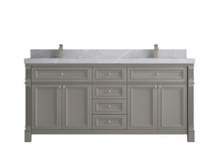 Paris 72 in. W x 22 in. D Double Sink Bathroom Vanity - photo 35