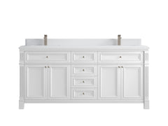 Paris 72 in. W x 22 in. D Double Sink Bathroom Vanity - photo 28