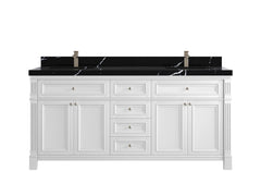 Paris 72 in. W x 22 in. D Double Sink Bathroom Vanity - photo 12