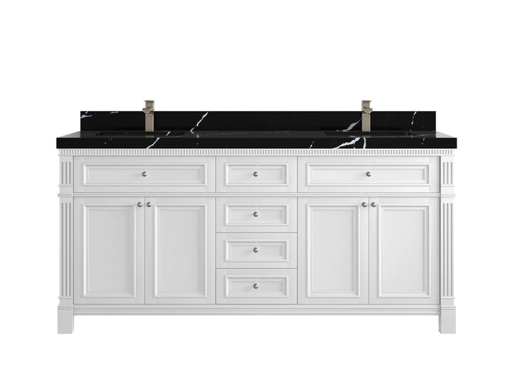 Paris 72 in. W x 22 in. D Double Sink Bathroom Vanity - photo 12