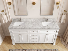 Paris 72 in. W x 22 in. D Double Sink Bathroom Vanity - photo 7