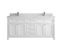 Paris 72 in. W x 22 in. D Double Sink Bathroom Vanity - photo 22
