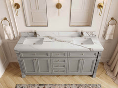 Paris 72 in. W x 22 in. D Double Sink Bathroom Vanity - photo 18