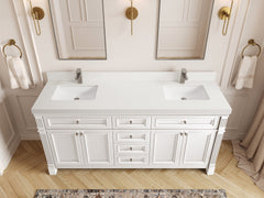 Paris 72 in. W x 22 in. D Double Sink Bathroom Vanity - photo 43