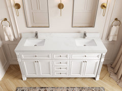 Paris 72 in. W x 22 in. D Double Sink Bathroom Vanity - photo 29