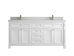 Paris 72 in. W x 22 in. D Double Sink Bathroom Vanity - photo 1