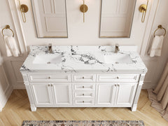 Paris 72 in. W x 22 in. D Double Sink Bathroom Vanity - photo 39