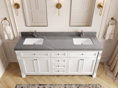 Paris 72 in. W x 22 in. D Double Sink Bathroom Vanity - photo 33