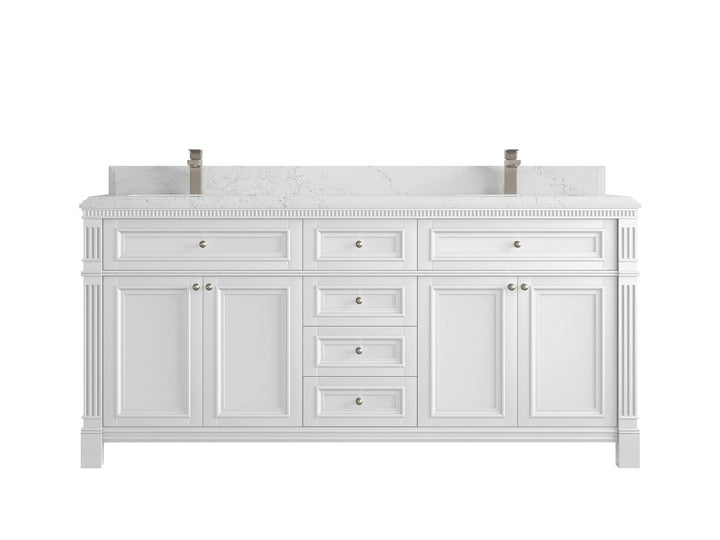 Paris 72 in. W x 22 in. D Double Sink Bathroom Vanity - photo 26