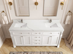 Paris 72 in. W x 22 in. D Double Sink Bathroom Vanity - photo 15