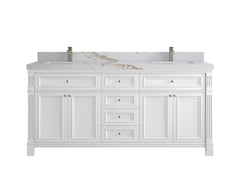 Paris 72 in. W x 22 in. D Double Sink Bathroom Vanity - photo 14